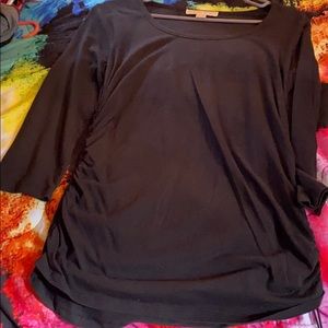 Micheal Kors cropped sleeve shirt